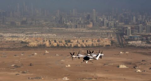 First Air Taxi Service to Launch in Dubai in 2026