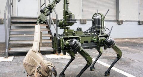 Ghost Robotics’ Arm Brings Manipulation to Military Quadrupeds