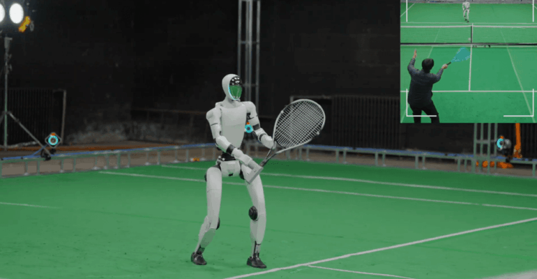 Video Friday: Humanoid Learns Tennis Skills Playing Humans