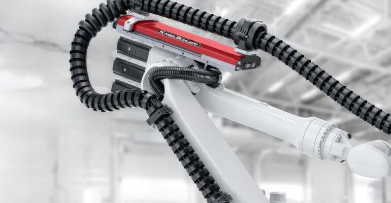 Protecting Dynamic Industrial Robot Cable Carriers